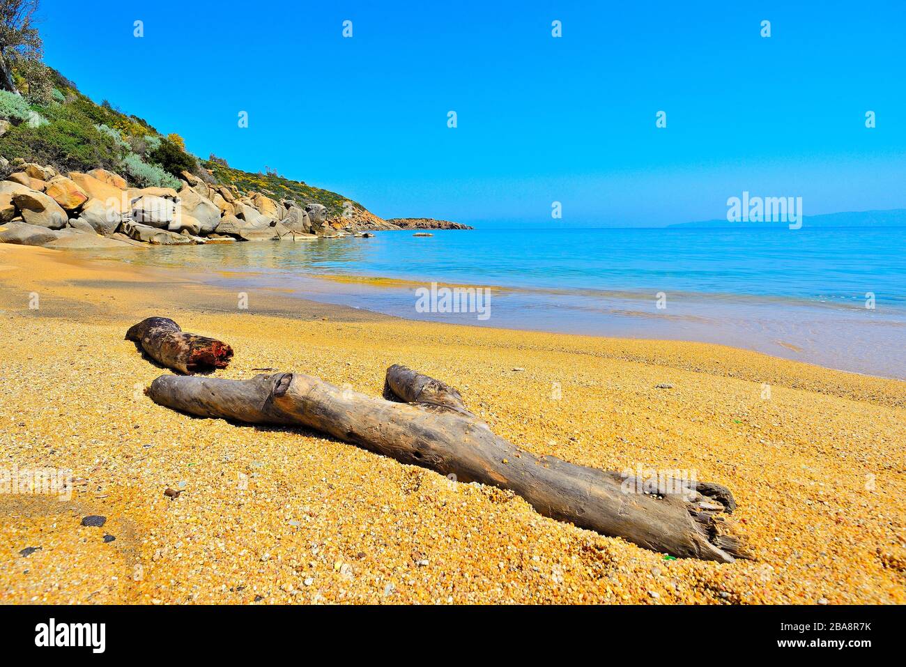 Caldane Beach, Isola del Giglio, Tyrrhenian Sea, Tuscany, Italy Stock Photo