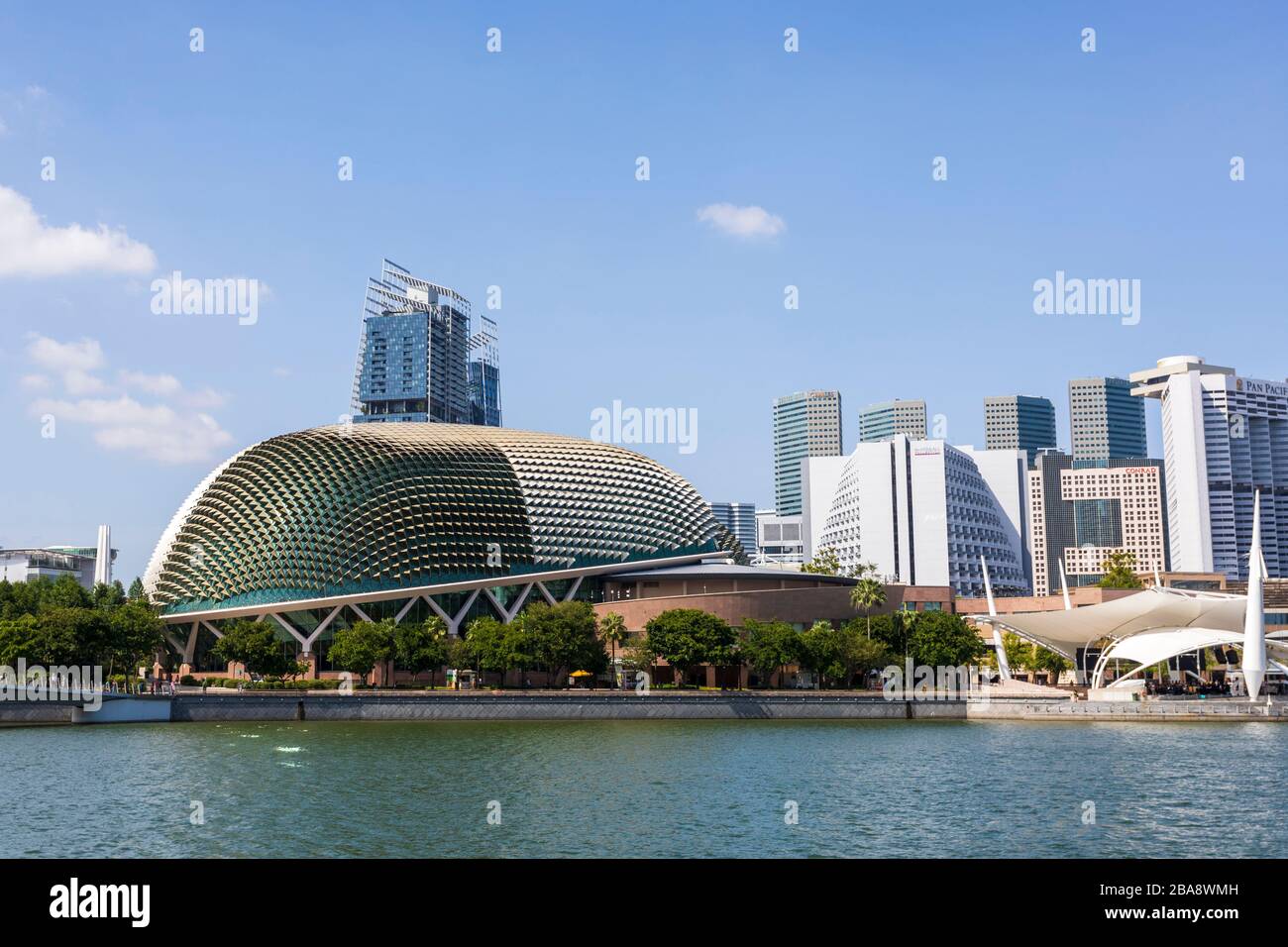 Esplanade Theatres on the Bay, Performing Arts Center, Singapore Stock Photo