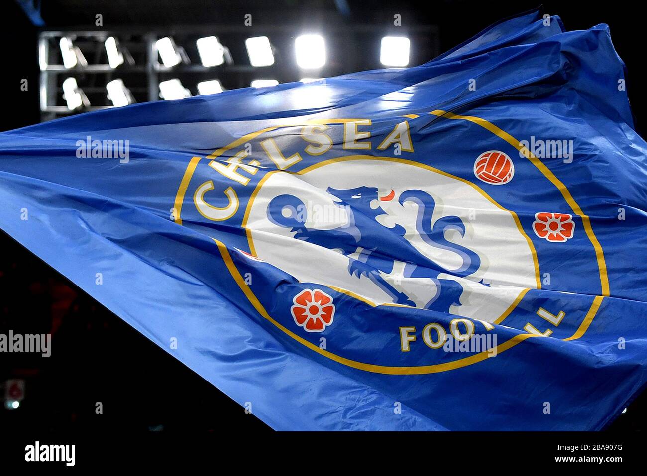 Corner Flag with Chelsea Crest and Stamford Bridge in the Background  Editorial Photo - Image of flag, soccer: 189470651