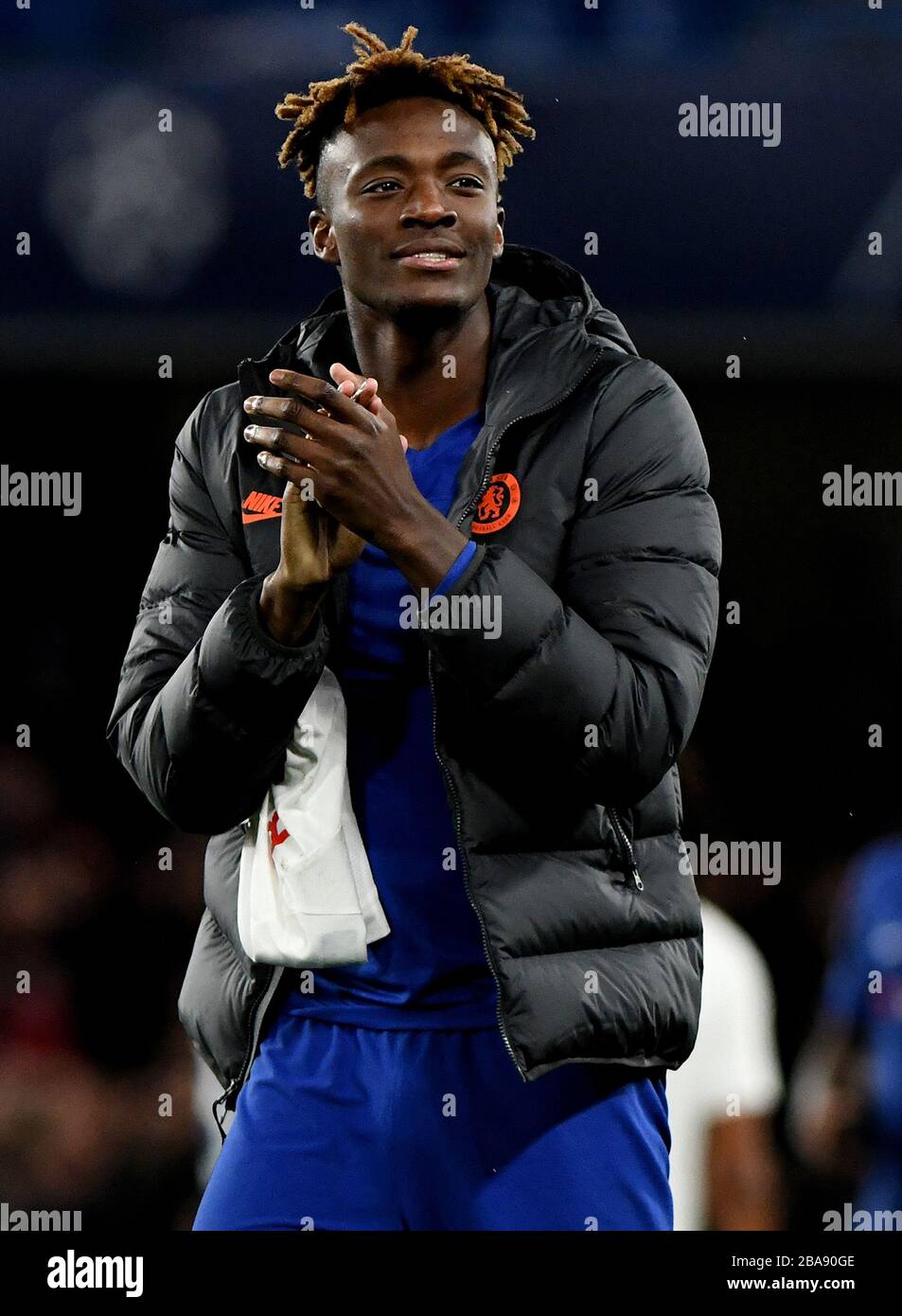 Tammy Abraham of Chelsea - Chelsea v Lille OSC, UEFA Champions League - Group H, Stamford Bridge, London, UK - 10th December 2019  Editorial Use Only Stock Photo