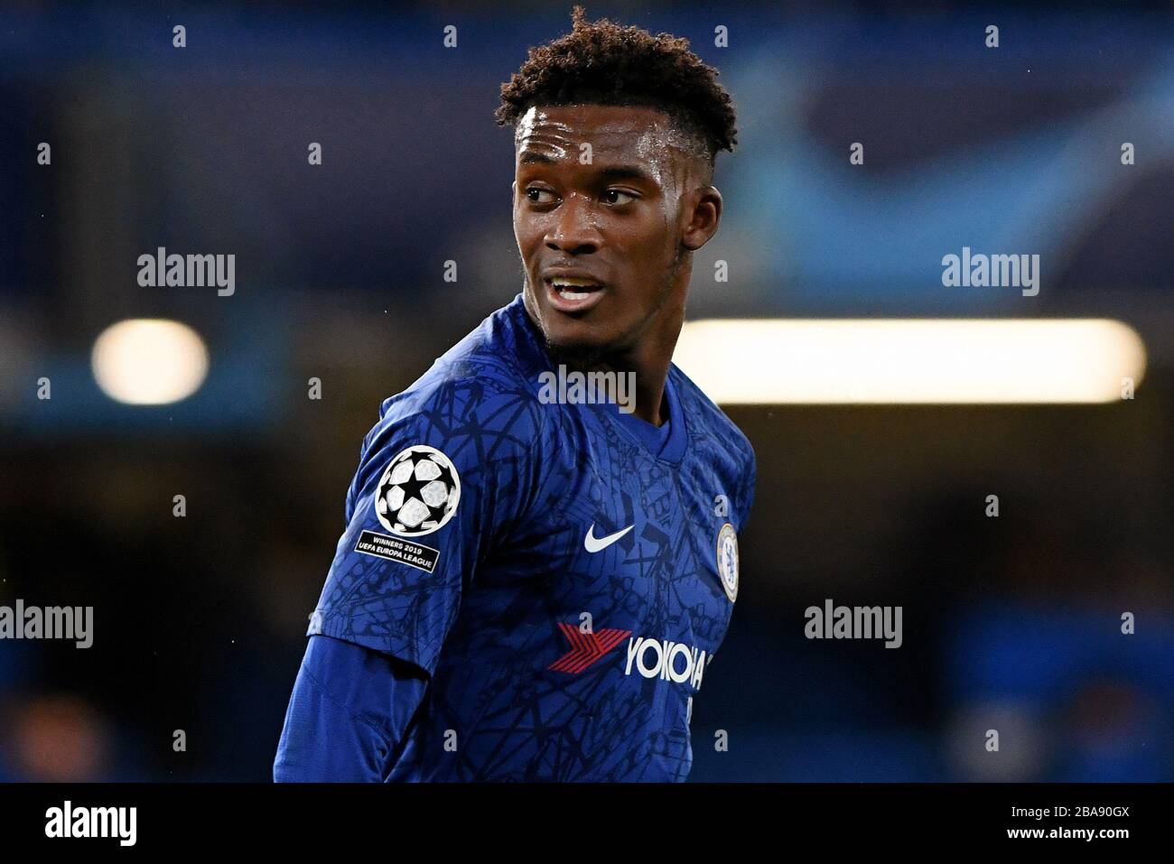 Callum Hudson-Odoi of Chelsea - Chelsea v Lille OSC, UEFA Champions League - Group H, Stamford Bridge, London, UK - 10th December 2019 Editorial Use Only Stock Photo - Alamy