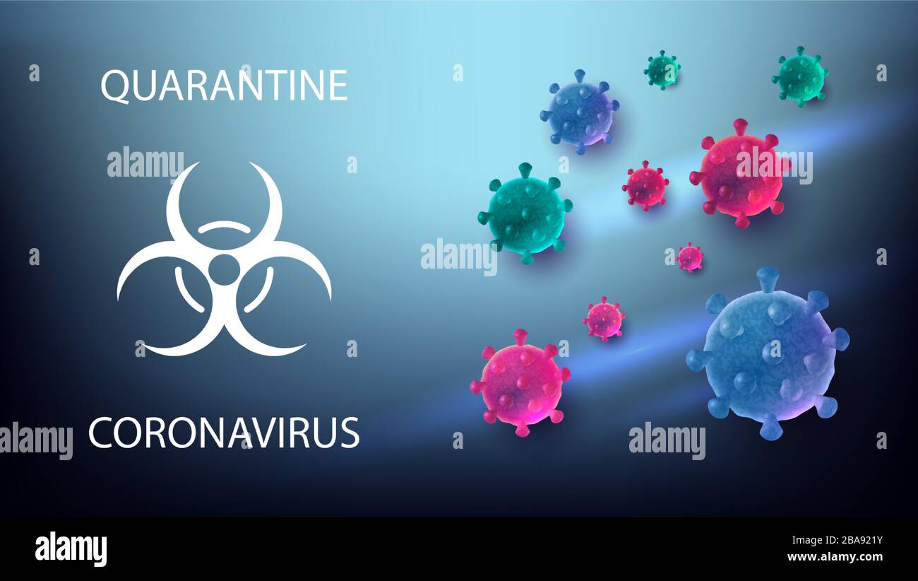 Quarantine Coronavirus Concept Background Stock Vector Image & Art Alamy