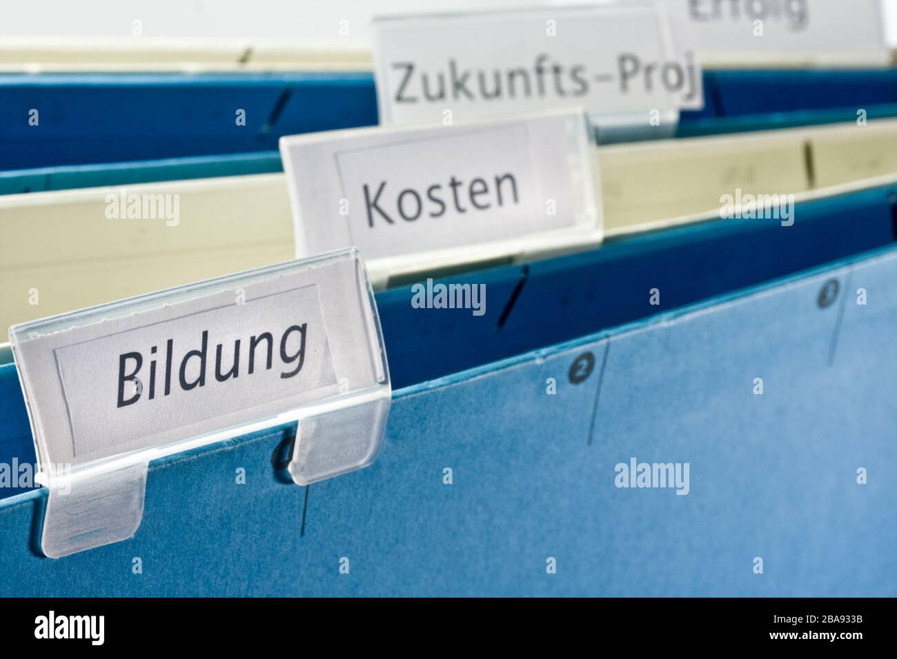 Bildung, Kosten, Zukunft Stock Photo