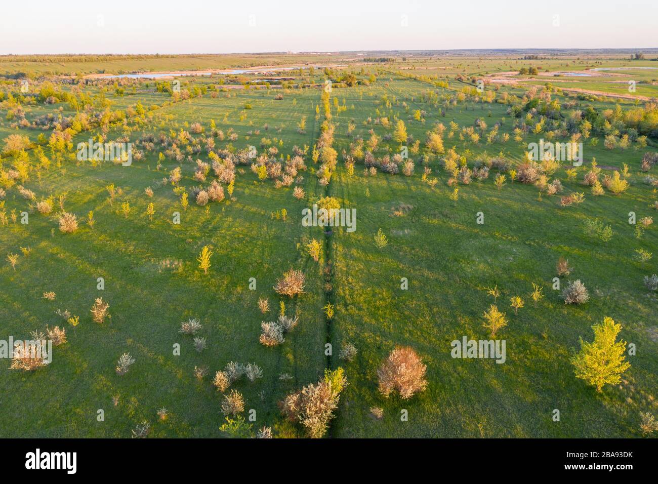Green country land Stock Photo Alamy