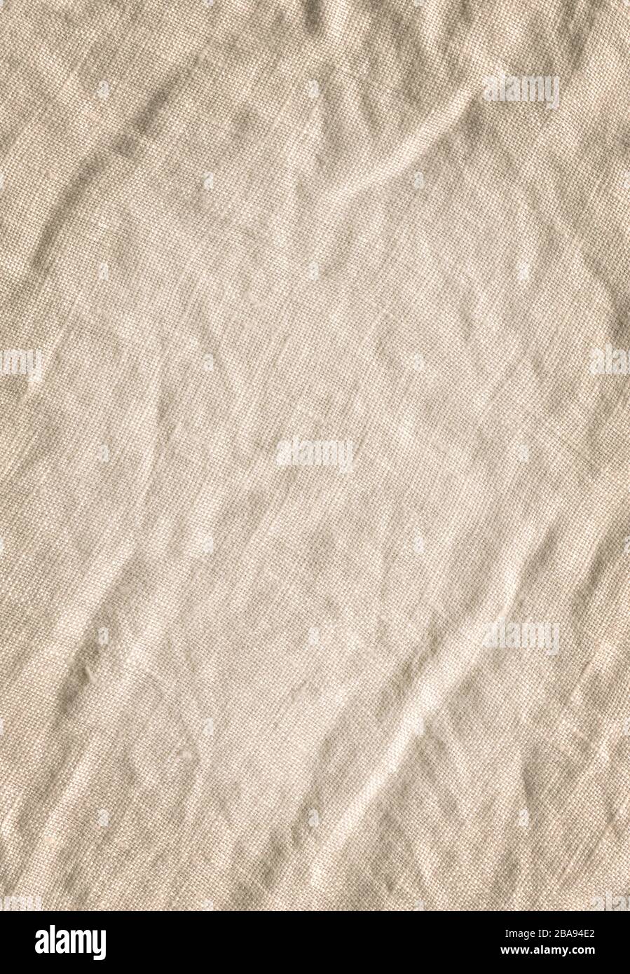 Burlap grunge texture background. Light natural linen texture. Brown canvas background texture. Brown linen cloth texture Stock Photo