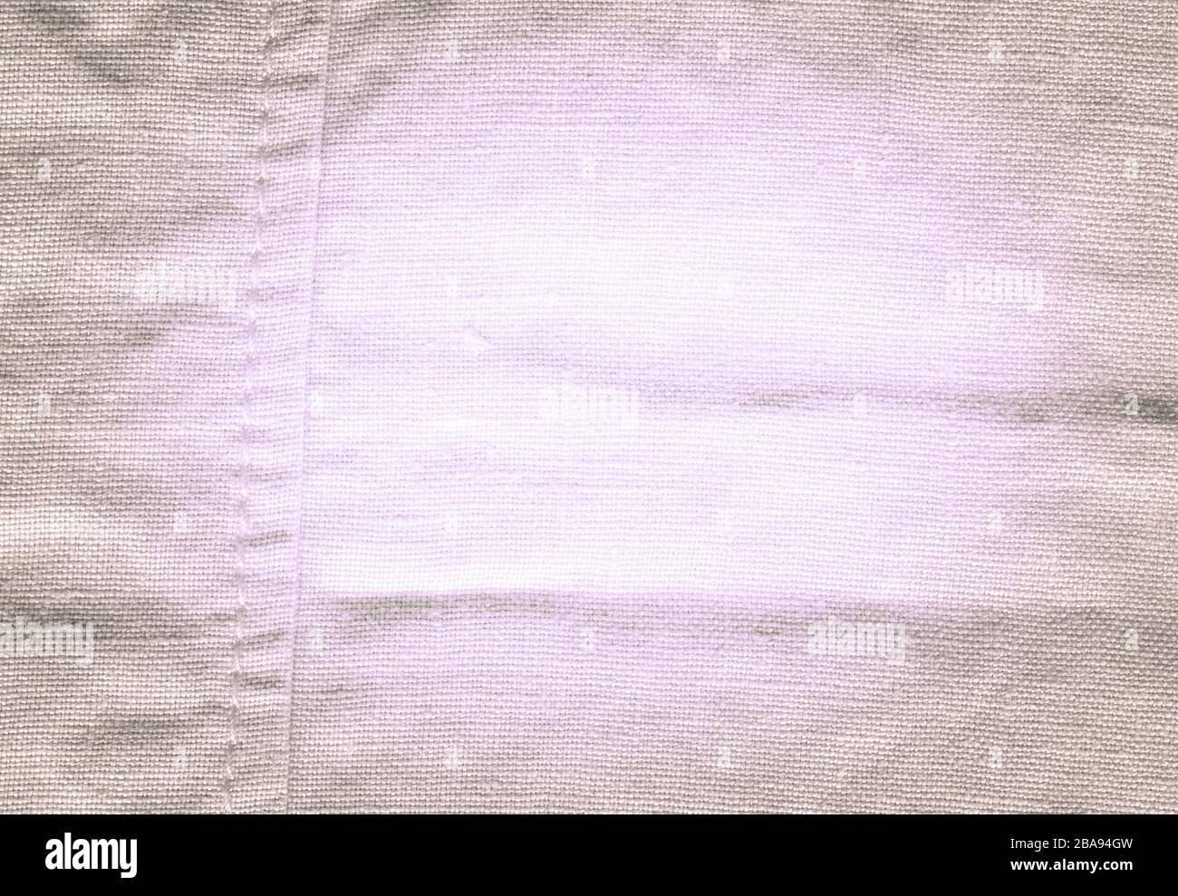 Gray linen texture for background. Canva surface texture Stock Photo