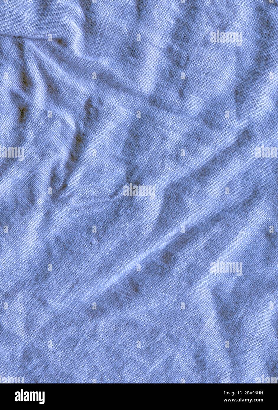 Blue fabric texture. Fabric with natural texture. Blue canvas texture Stock Photo