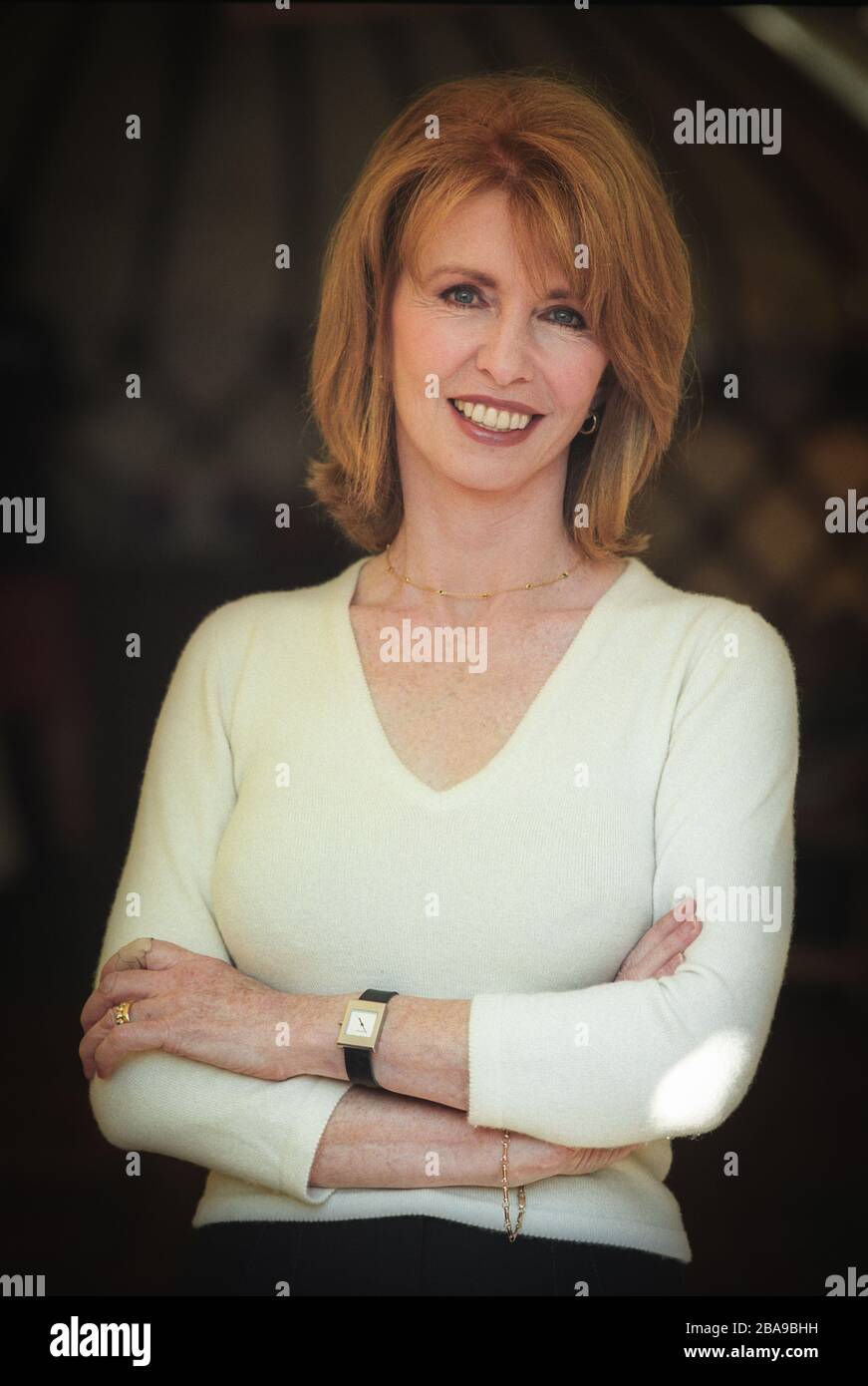 Jane Asher, at the Edinburgh International Book Festival, Edinburgh, Scotland, UK, August 2002. Stock Photo