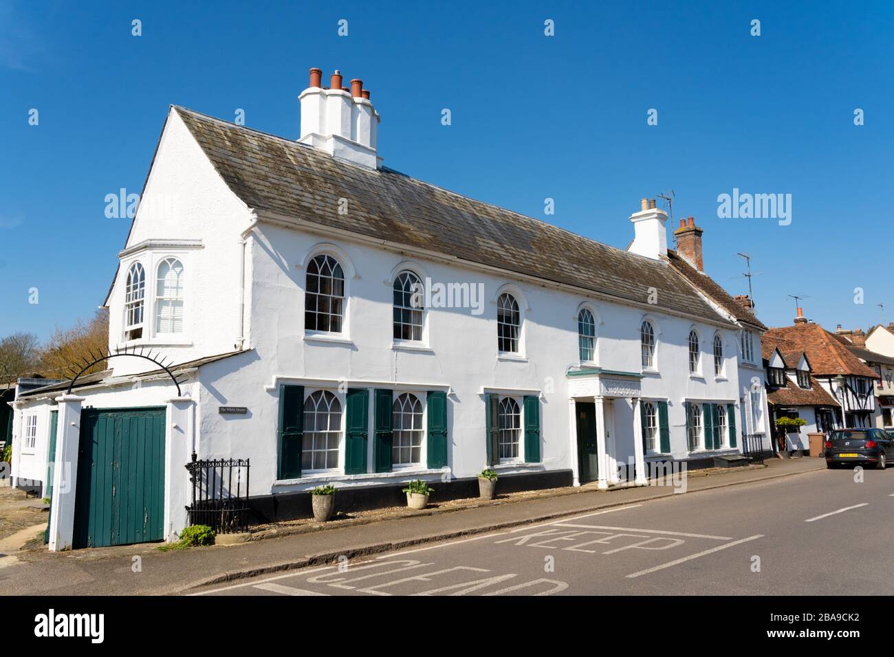 The White House, a Grade 2 Listed building in Much Hadham High St, Much Hadham, Hertfordshire