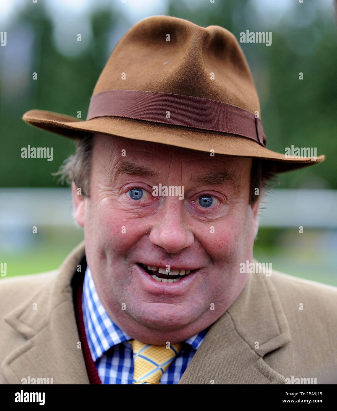 Race horse trainer, Nicky Henderson (Lambourn Stock Photo Alamy