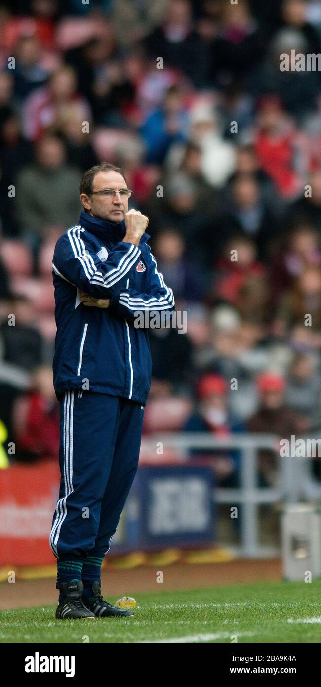 Sunderland's manager Martin O'Neill Stock Photo