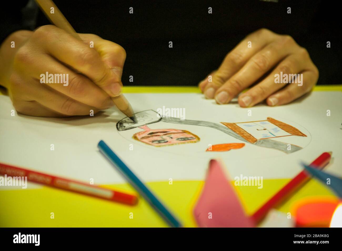 Art Therapy school Stock Photo Alamy