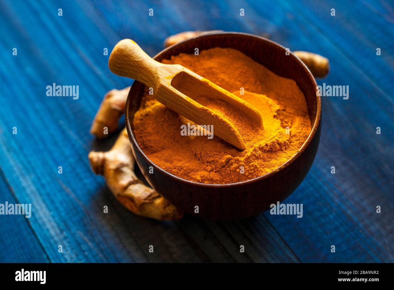 Turmeric powder spice. Spices concept photo Stock Photo - Alamy