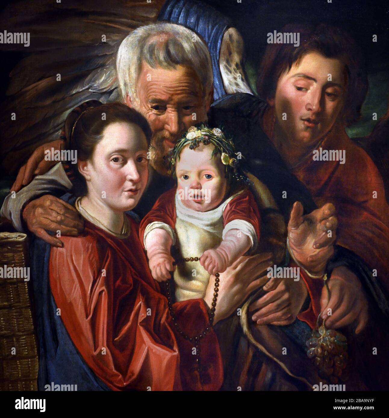 The holy family with an angel hi-res stock photography and images - Alamy