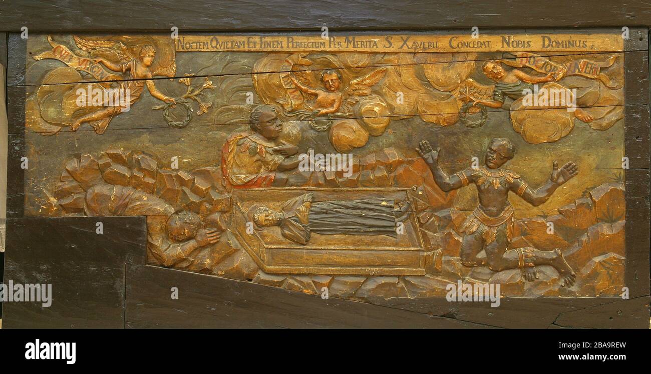 The death of Saint Francis Xavier, Our Lady's Altar in Franciscan