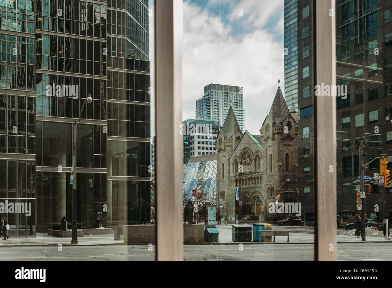 Old church in downtown toronto hi-res stock photography and Old church in downtown toronto hi-res stock photography and