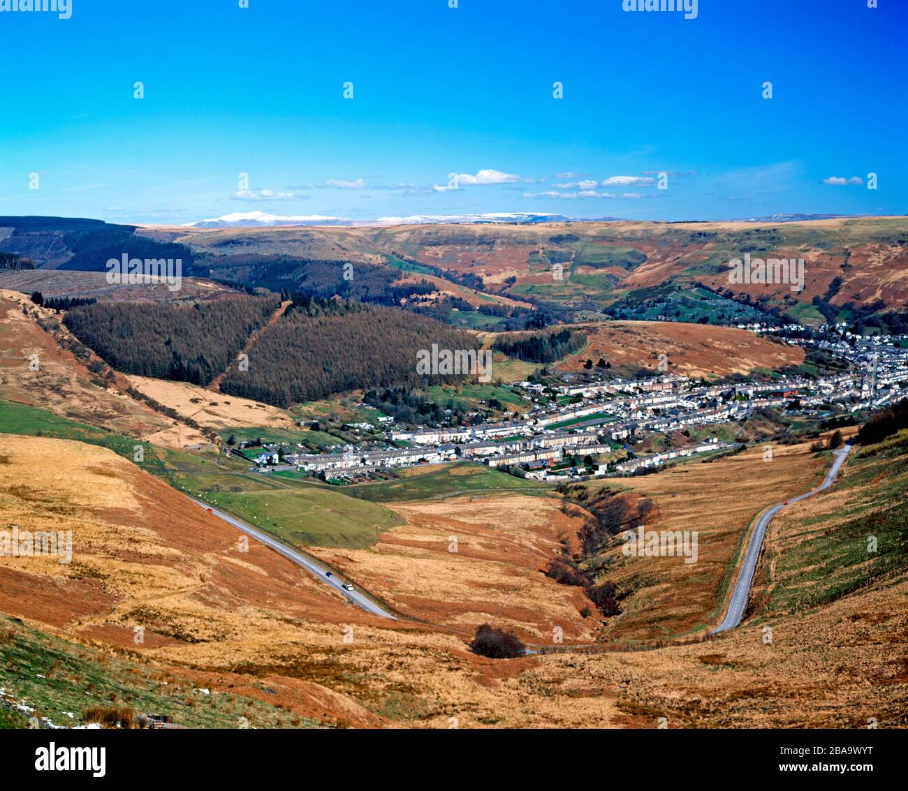 Rhondda valley from the bwlch hires stock photography and images Alamy