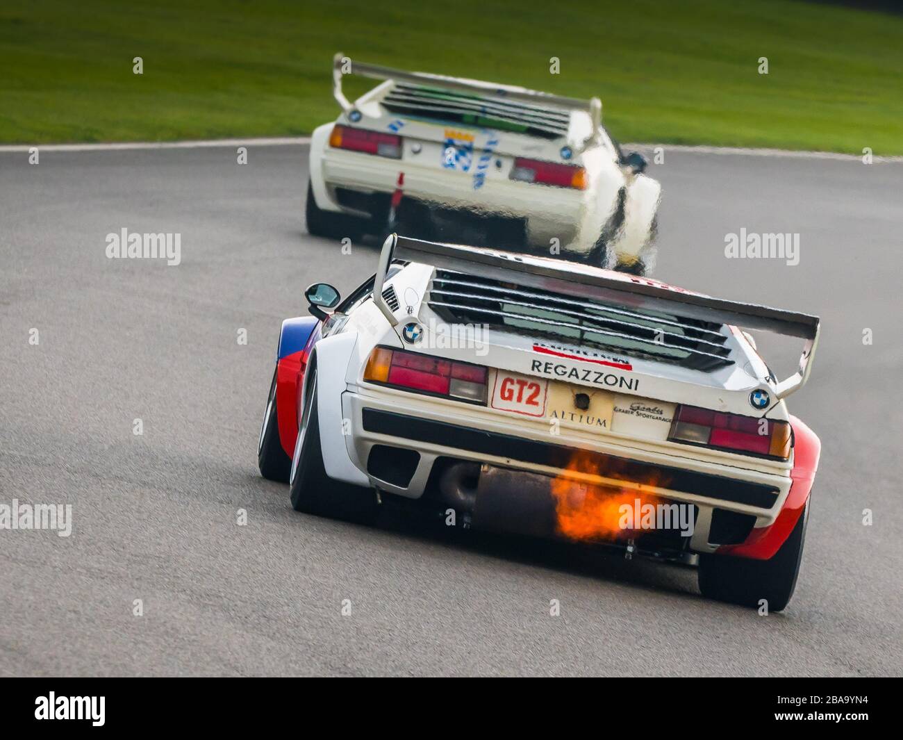 BMW M1 Procars at the 77MM Goodwood members Meeting, Goodwood West Sussex UK Stock Photo