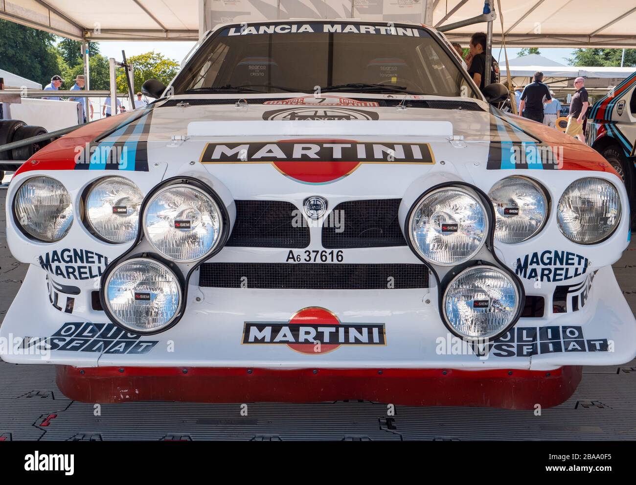 1986 Lancia Delta S4, Goodwood West Sussex UK Stock Photo