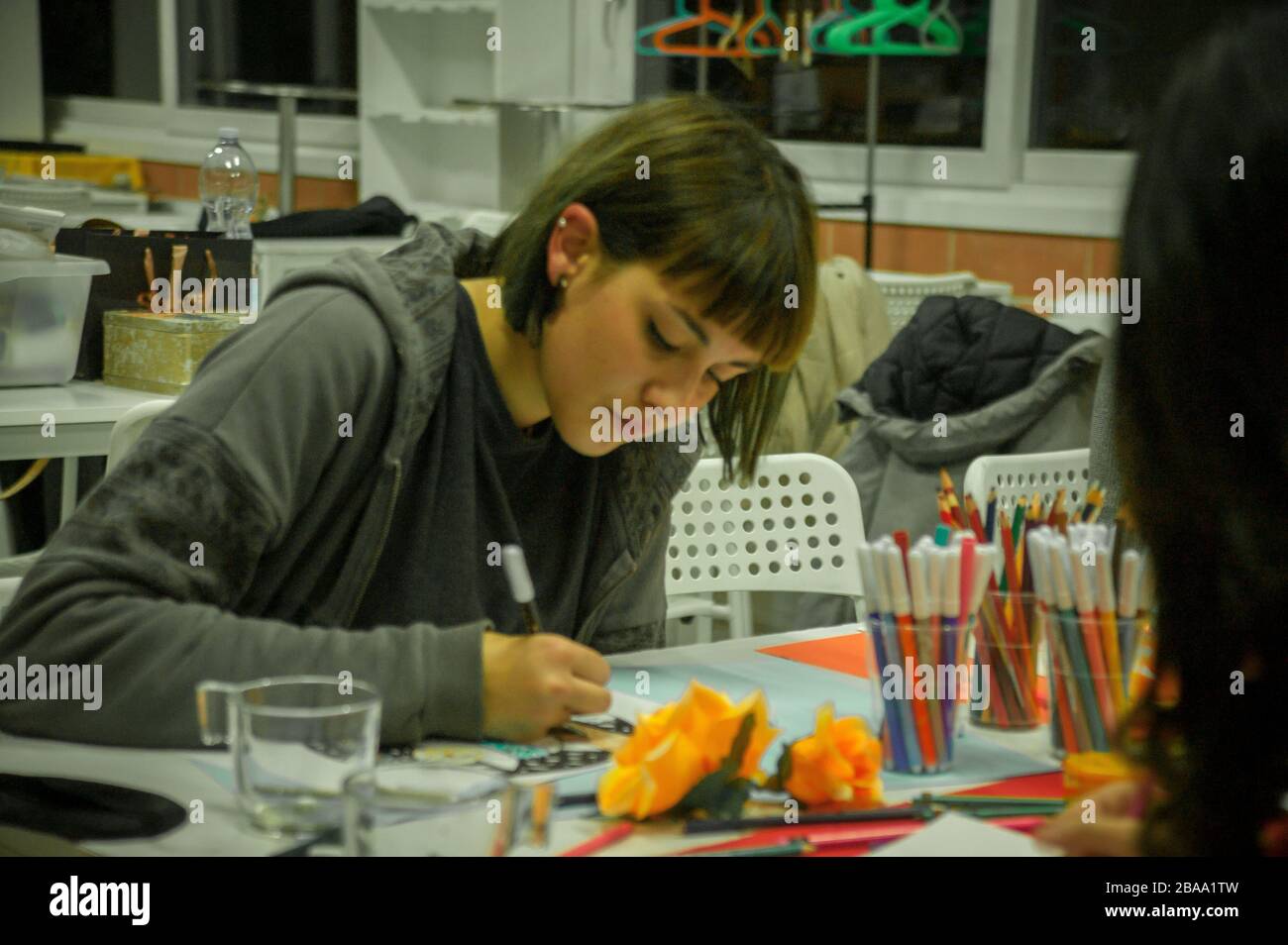 Art Therapy school Stock Photo Alamy