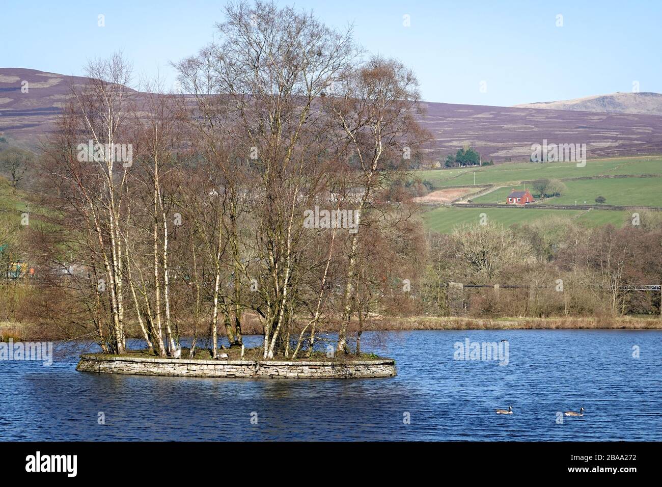 Birch Vale Reservoir, High Peak, Derbyshire Stock Photo Alamy