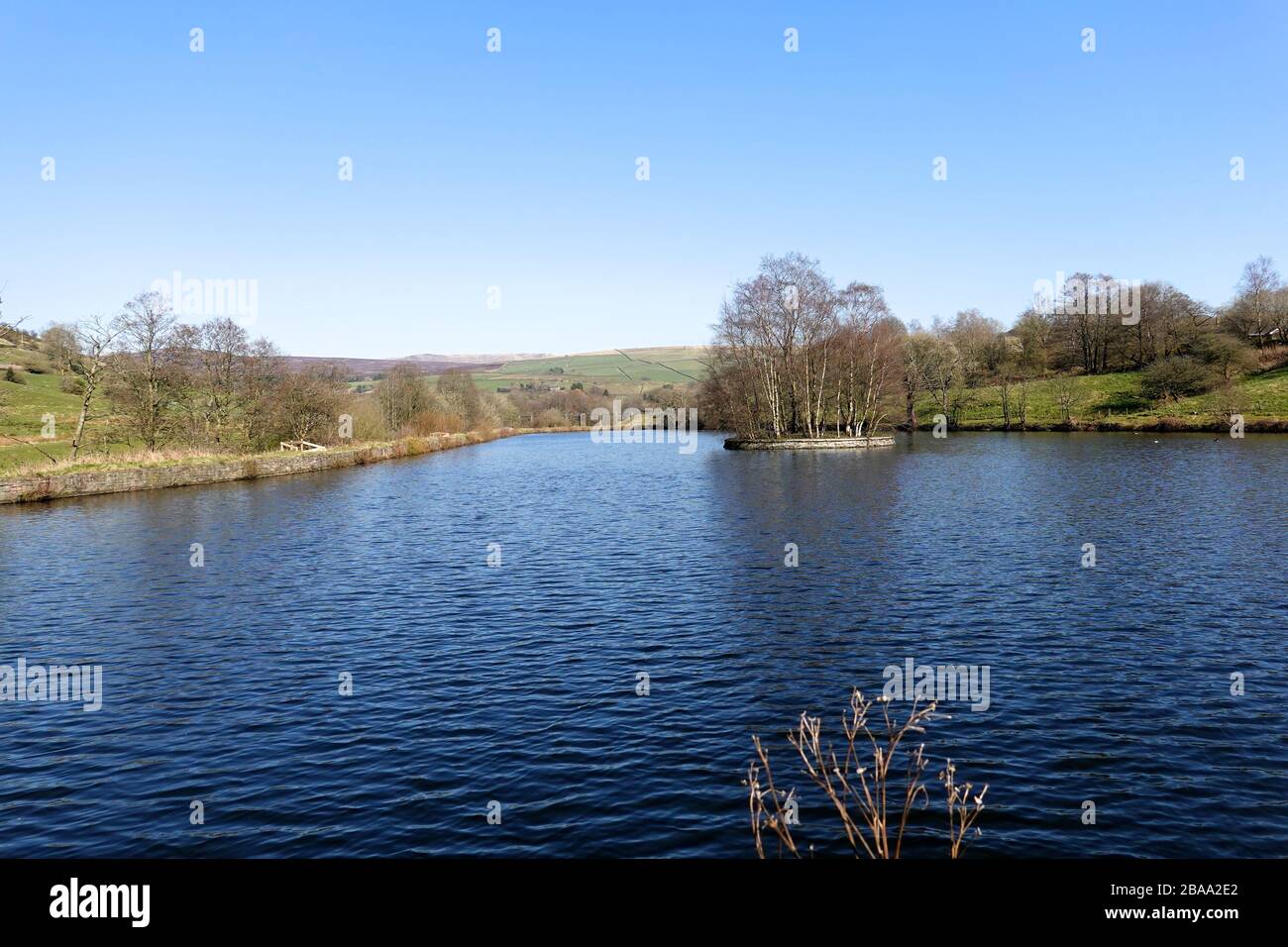Birch Vale Reservoir, High Peak, Derbyshire Stock Photo Alamy