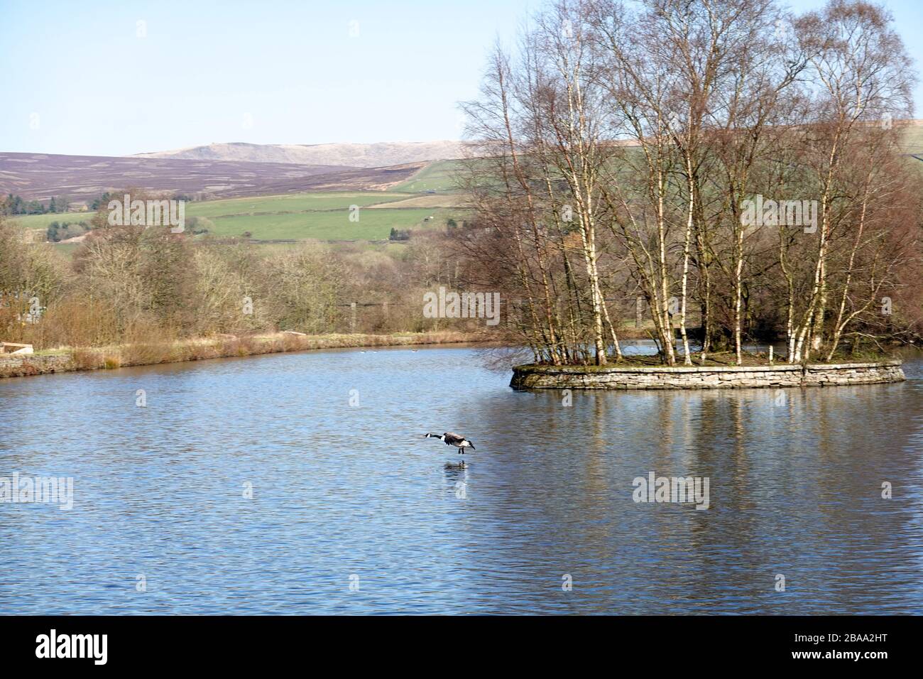 Birch Vale Reservoir, High Peak, Derbyshire Stock Photo Alamy