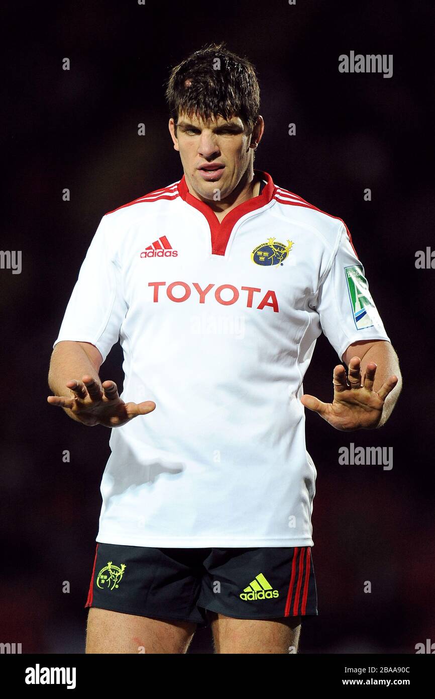 Donncha O'Callaghan, Munster Stock Photo