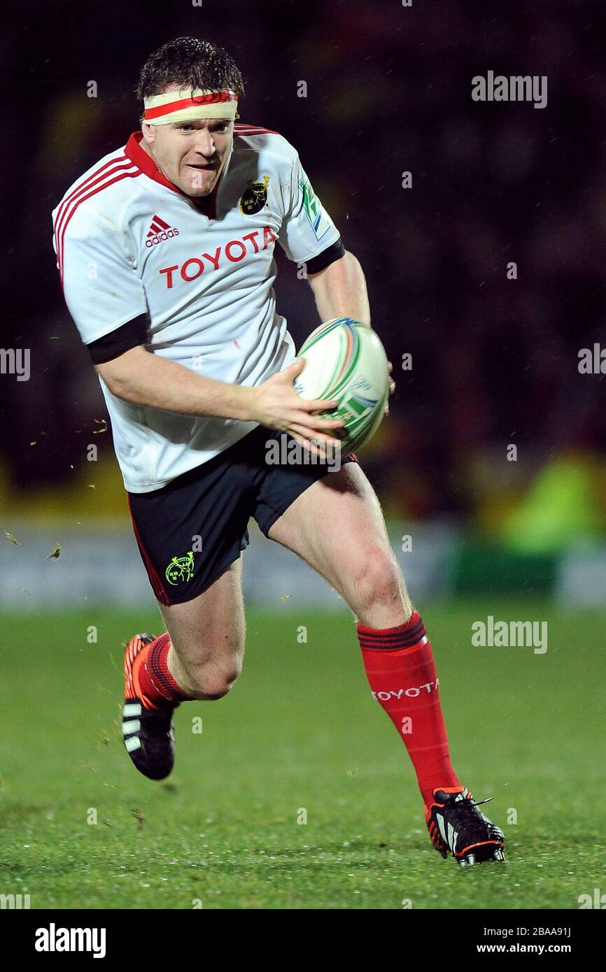 Mike Sherry, Munster Stock Photo