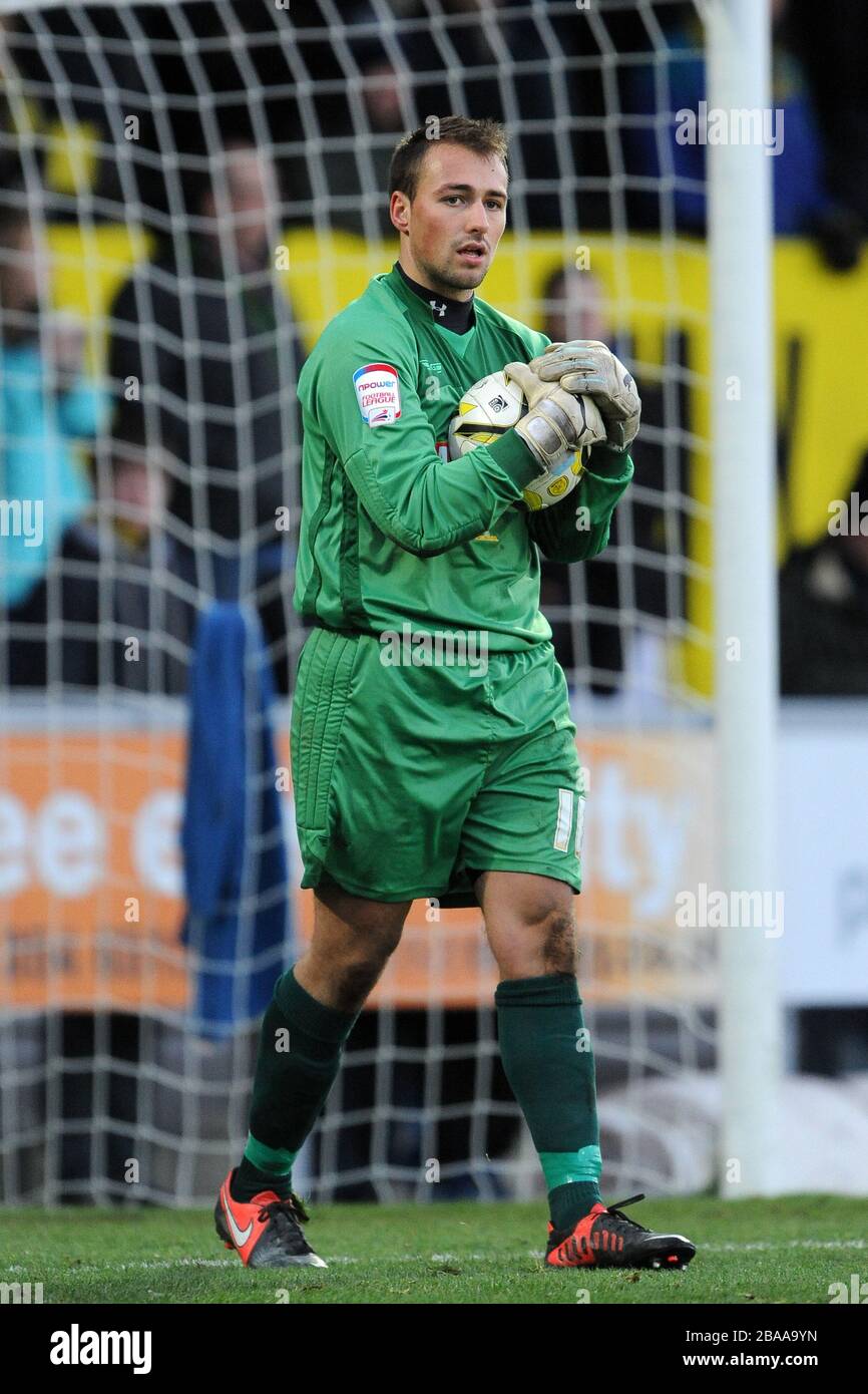 Dean Lyness, Accrington Stanley goalkeeper Stock Photo