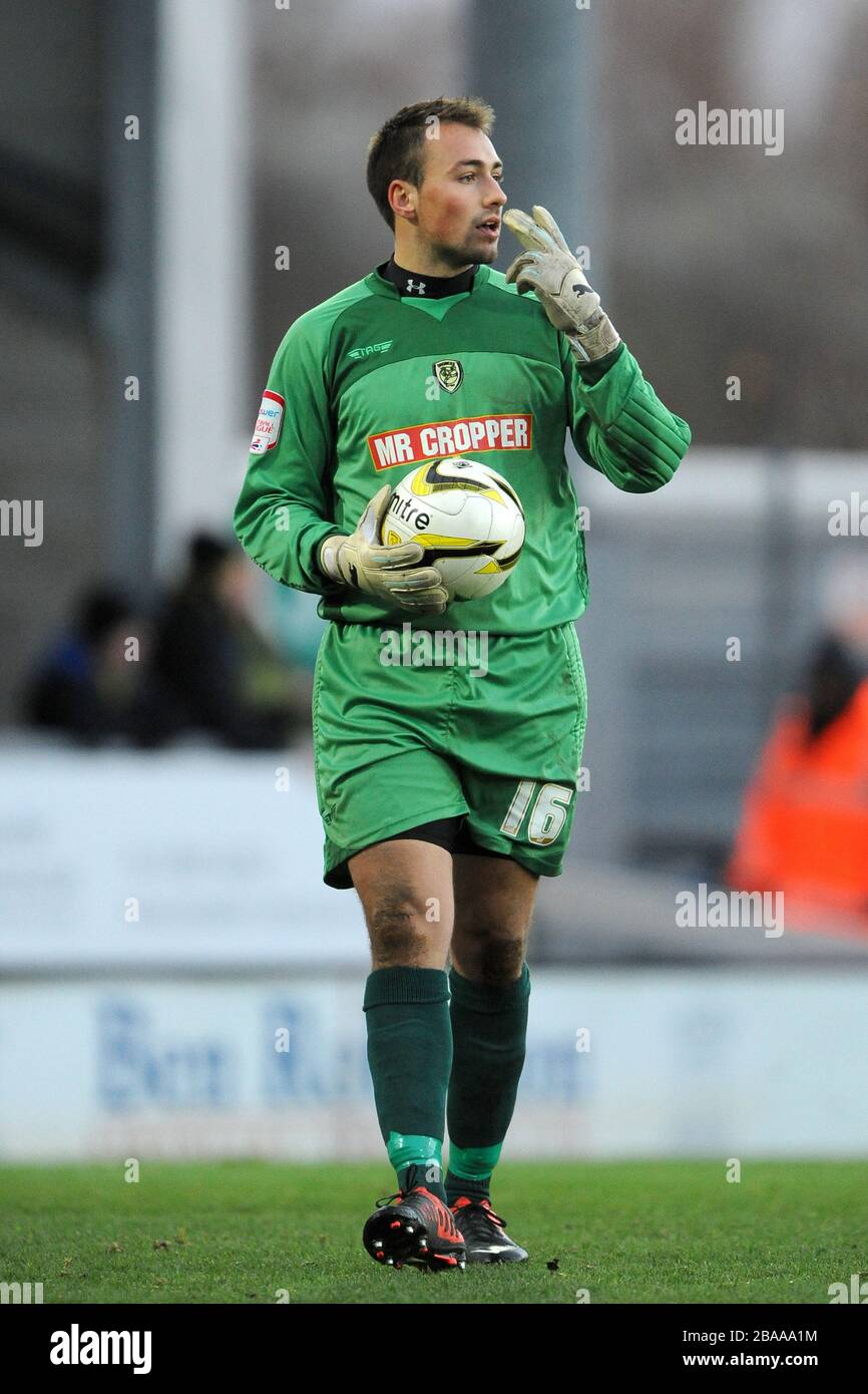 Dean Lyness, Burton Albion goalkeeper Stock Photo
