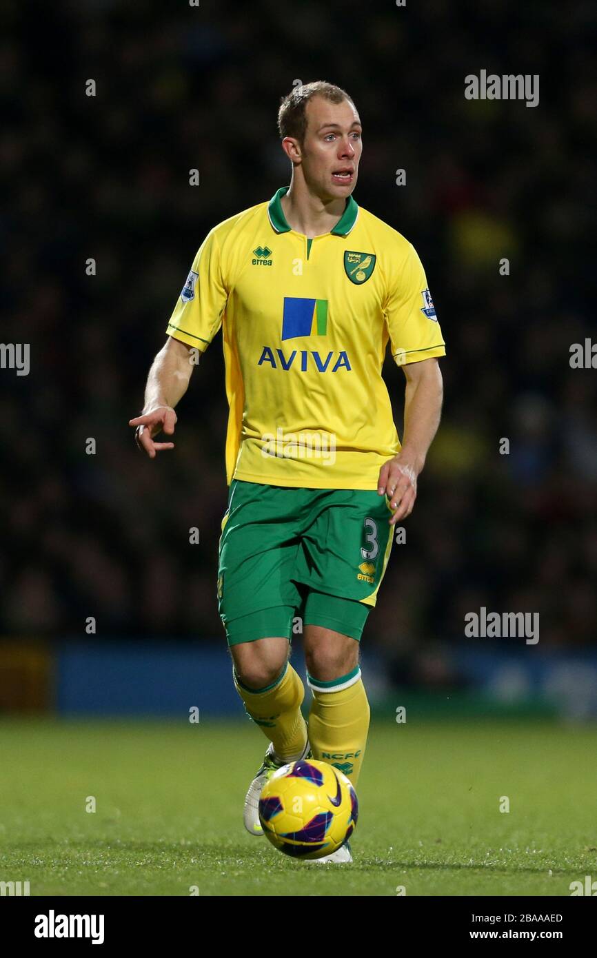 Steven Whittaker, Norwich City Stock Photo