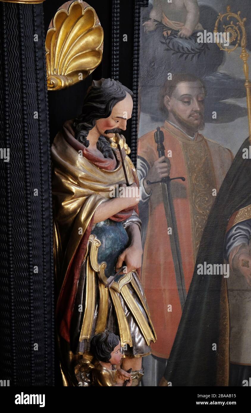 Saint sebastian with an angel hi-res stock photography and images - Alamy