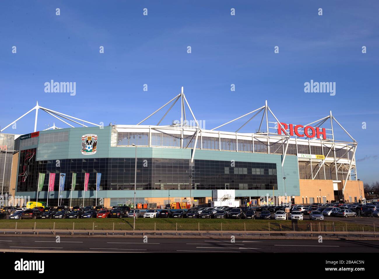 General view of the Ricoh Arena, home of Coventry City Stock Photo