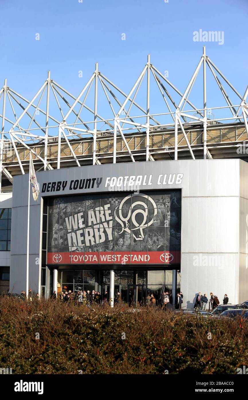 Derby county pride park stadium hires stock photography and images Alamy