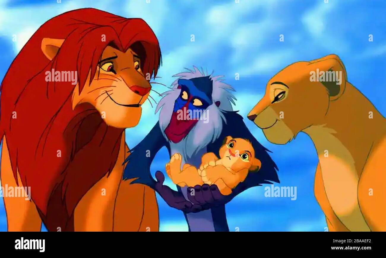 THE LION KING 1994 Walt Disney Pictures film Stock Photo