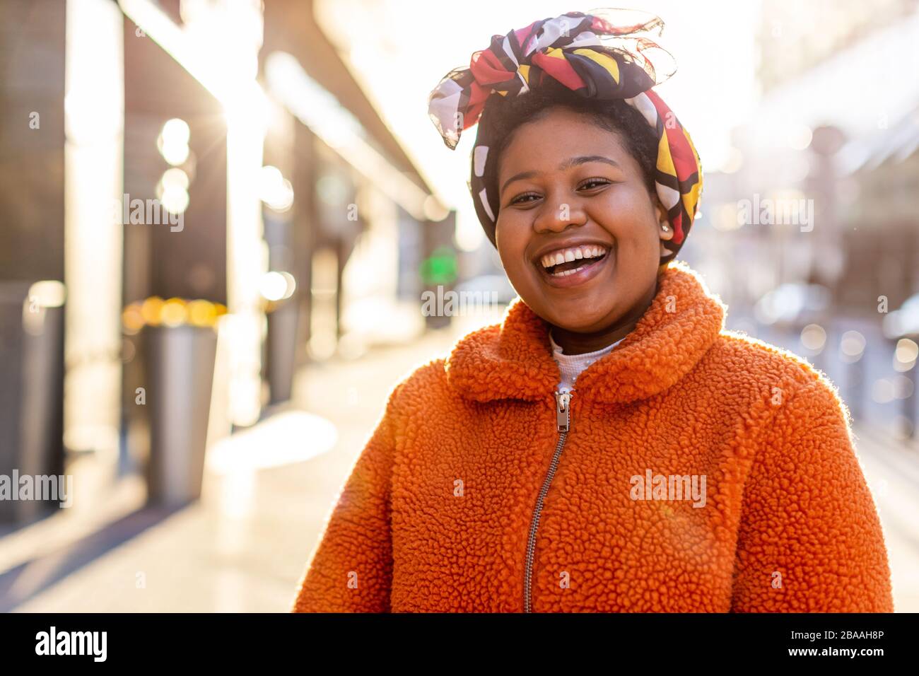Plus size afro woman hi-res stock photography and images - Alamy