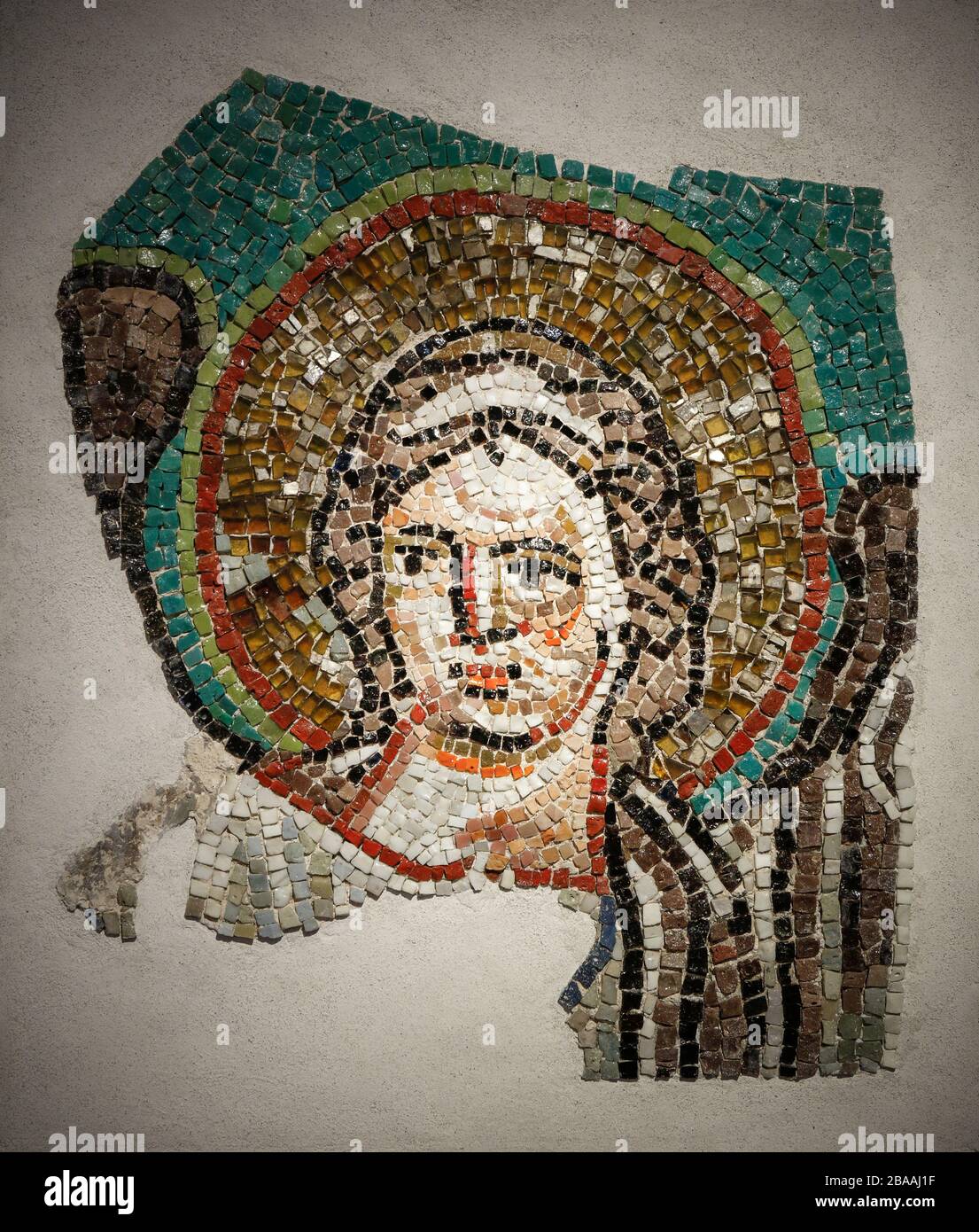 Ravenna mosaic angel hi-res stock photography and images - Alamy, image size:1105x1390