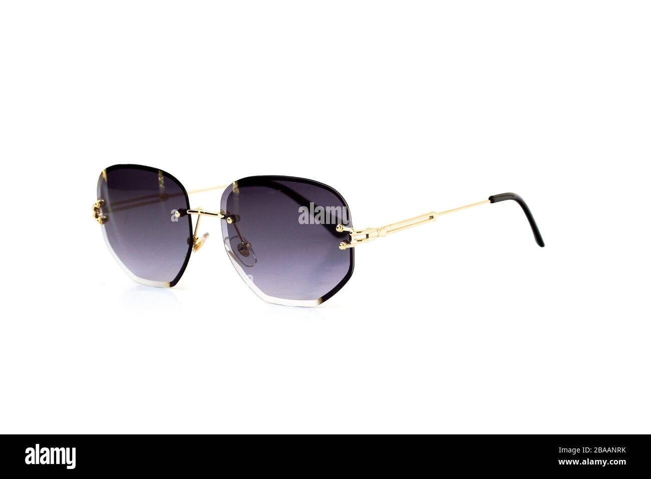 Gold and black sunglasses hi-res stock photography and images - Alamy