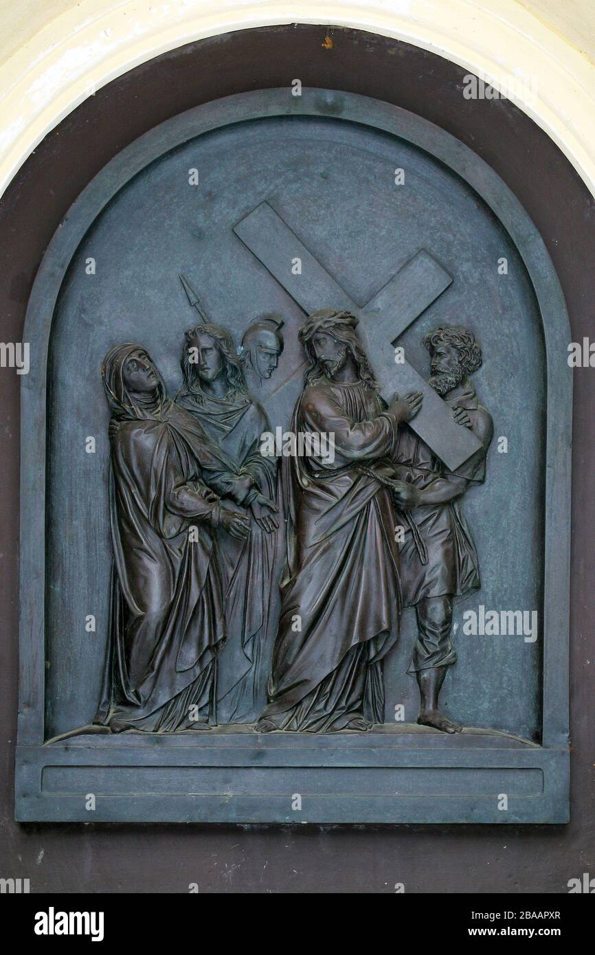 4th Stations Of The Cross, Jesus Meets His Mother, St Francis Xavier's ...