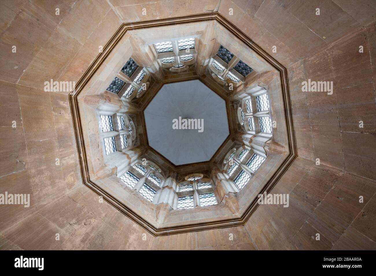 Dome in the Little Castle within Bolsover Castle, Leicestershire, England, UK Stock Photo