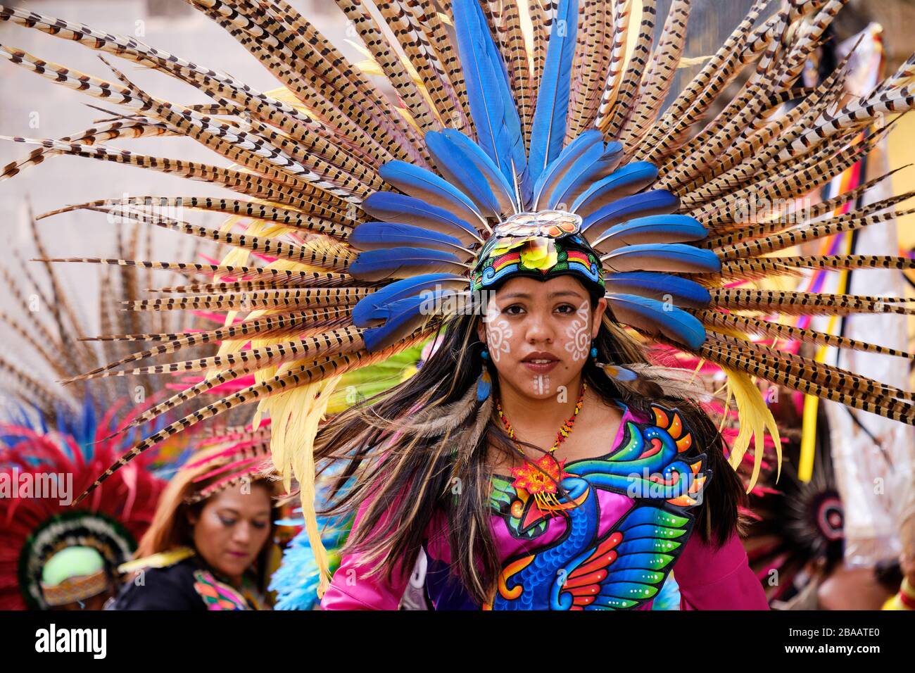 San Miguel de Allende, Mexico .Portrait of young woman dancer during ...