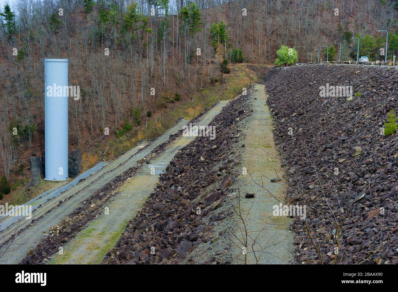 South Holston Dam in Bristol, Tennessee is a earth dam built in the