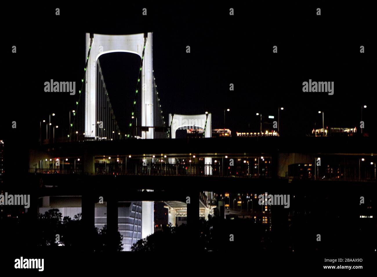 Illuminated bay bridge hi-res stock photography and images - Alamy