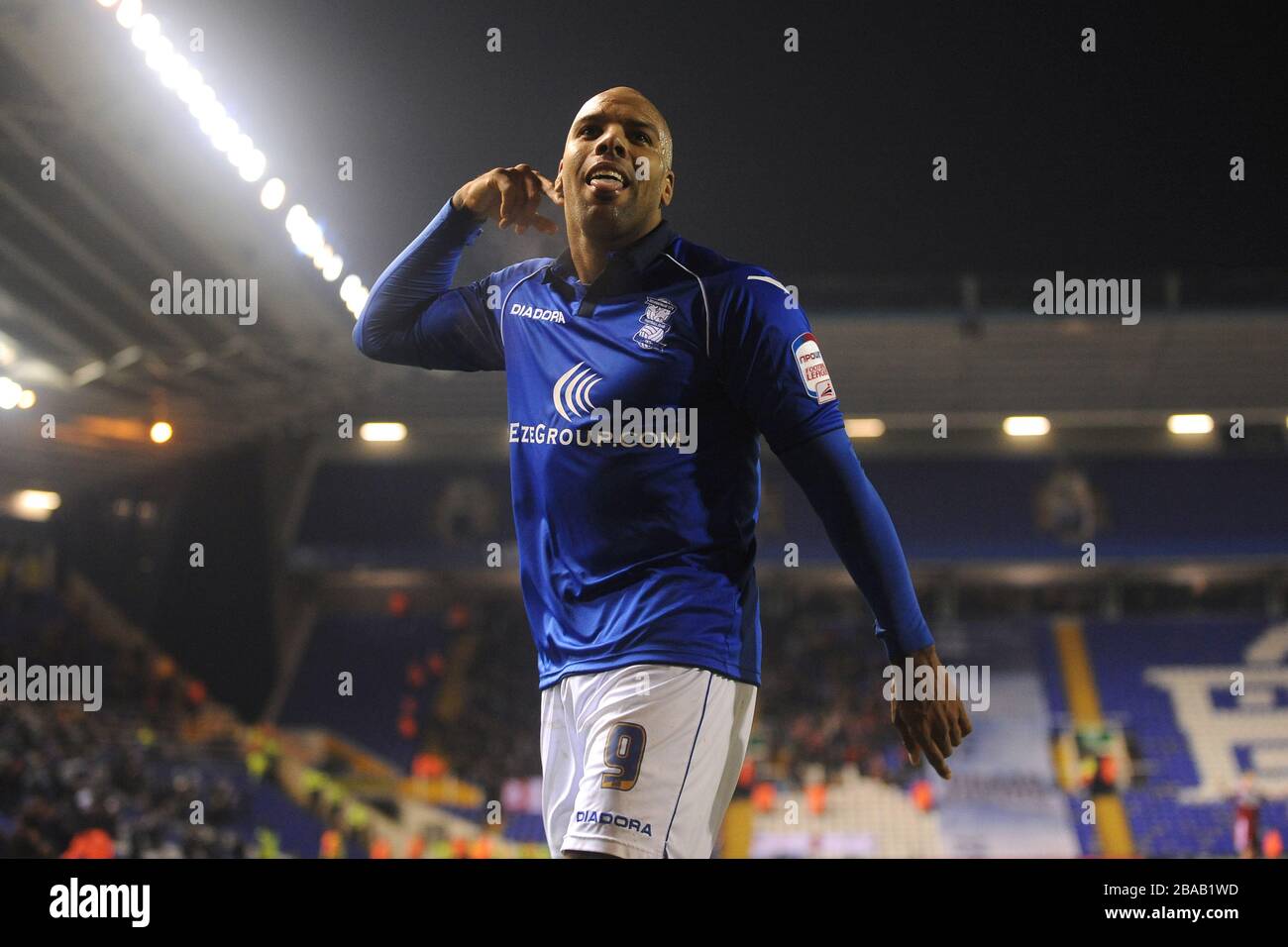 Birmingham City's Marlon King celebrates scoring his second goal Stock