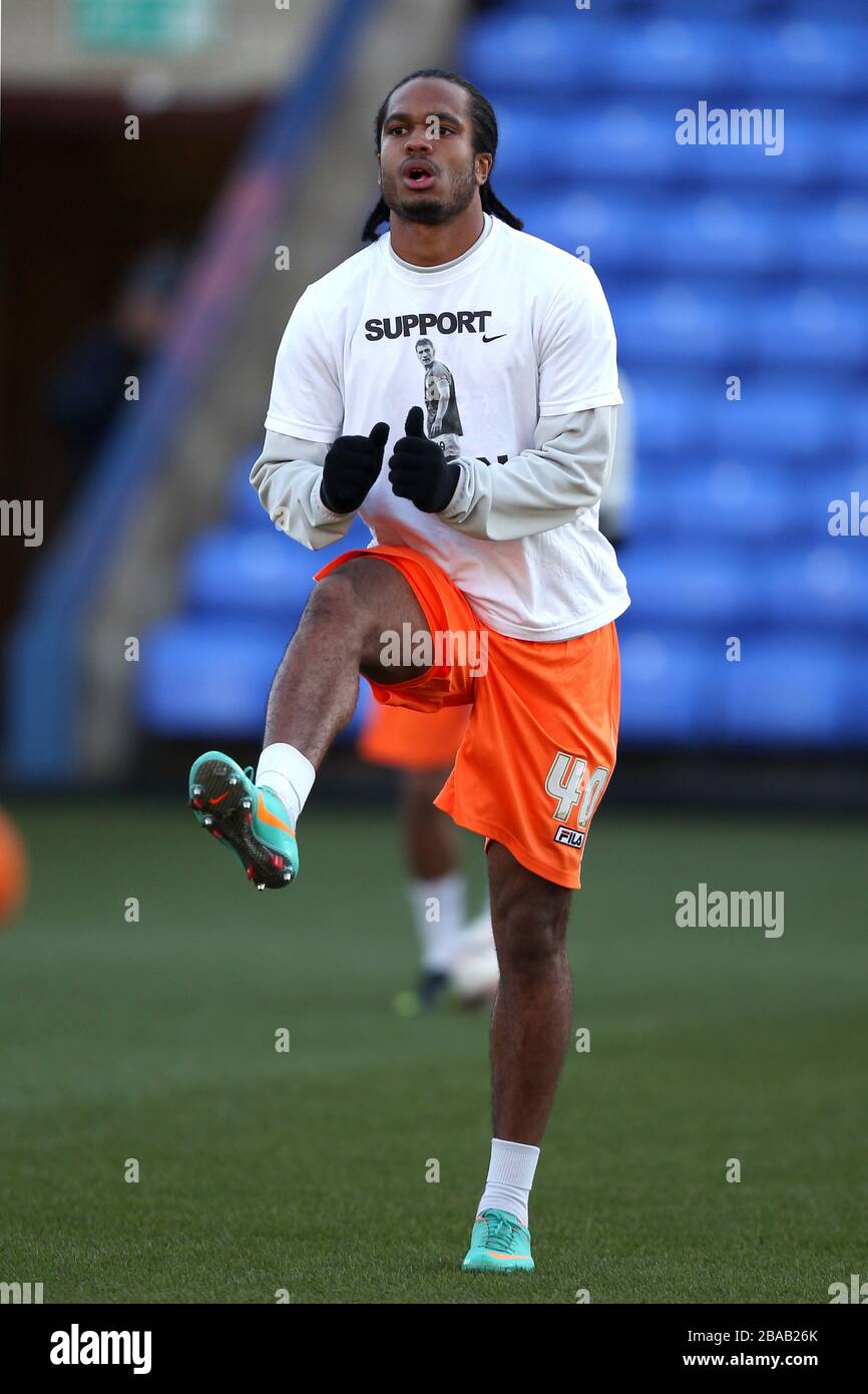 Nathan Delfouneso, Blackpool Stock Photo Alamy