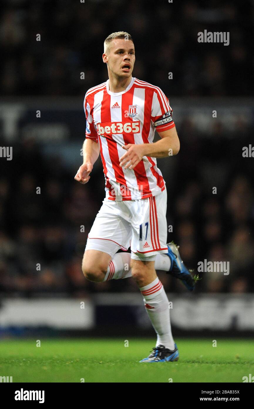 Ryan Shawcross Stoke City Stock Photo Alamy