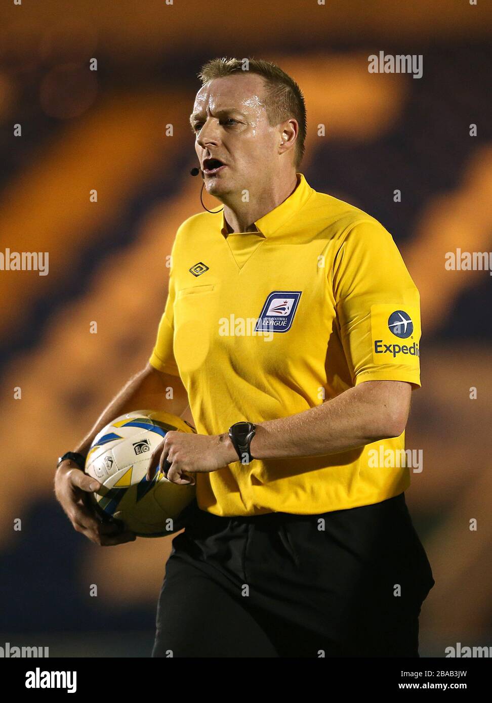 Trevor Kettle, match referee Stock Photo Alamy