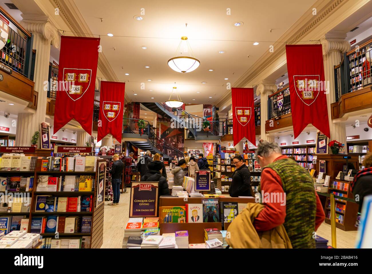 Boston Cambridge Harvard Book High Resolution Stock Photography and