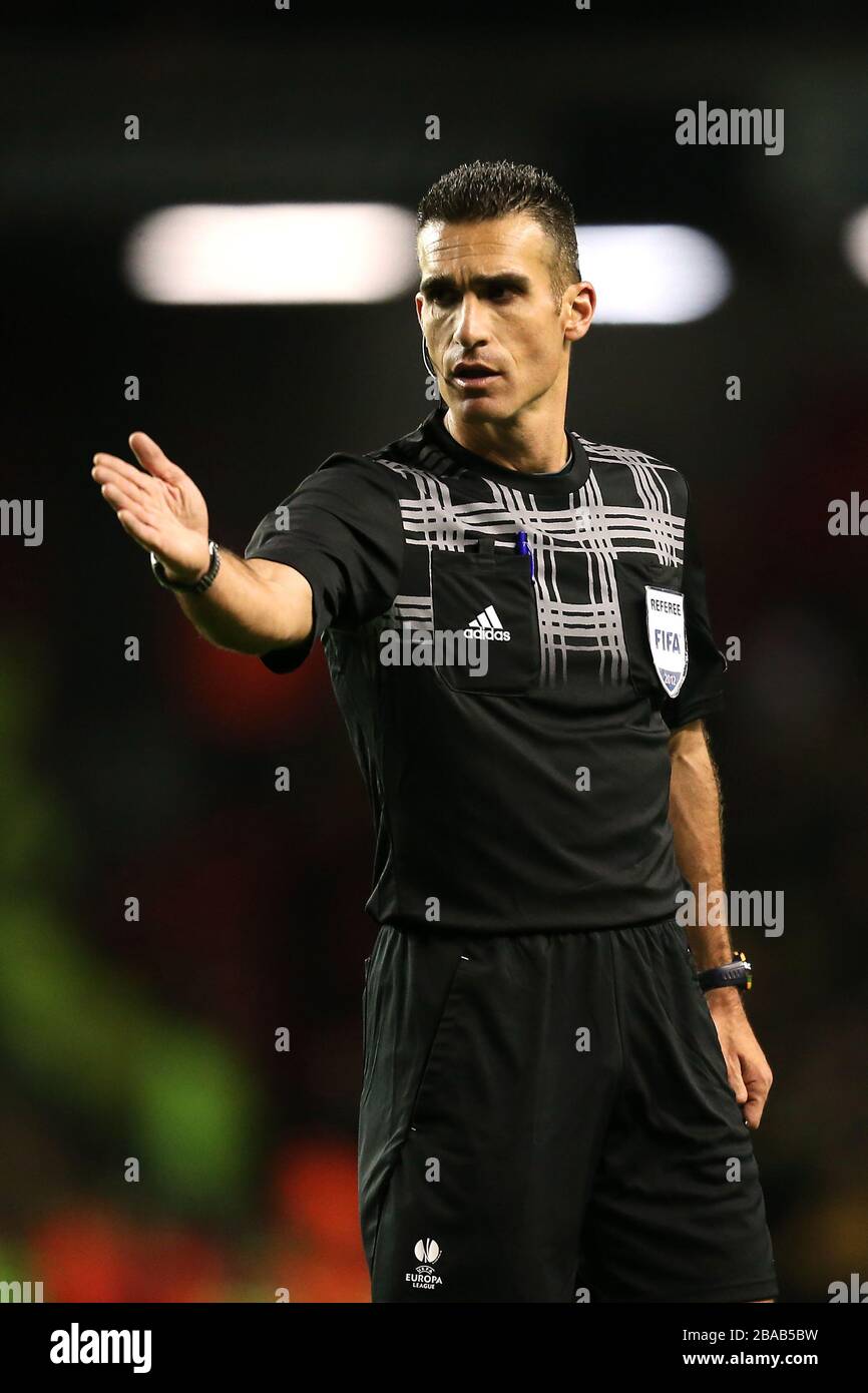 Referee Alon Yefet Stock Photo